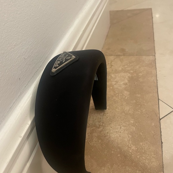 Prada Black Logo Headband - Picture 3 of 8